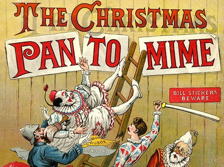 Poster for wartime Pantomime